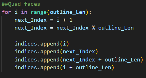 A screenshot of colour-coded code